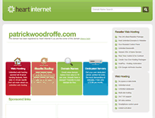 Tablet Screenshot of patrickwoodroffe.com